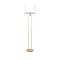 CosmoLiving by Cosmopolitan Gold Iron Modern Floor Lamp, 64" x 19" x 19"